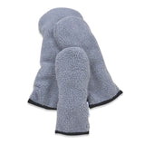 Karl The Fog Grey Sherpa Fleece Headcover w/Black Trim