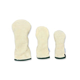 OG Cream Dream Sherpa Fleece Headcover w/Green Trim