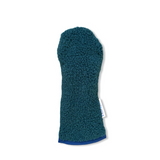 Emerald Green Sherpa Fleece Headcover w/Navy Trim