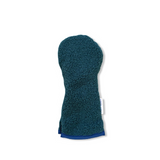 Emerald Green Sherpa Fleece Headcover w/Navy Trim