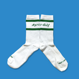 Après-Golf Scratch Text Logo Socks - Crew