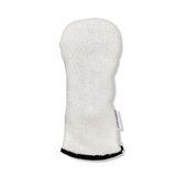 Snow White Sherpa Fleece Headcover w/Black Trim
