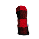 Buffalo Check Plaid Sherpa Fleece Headcover