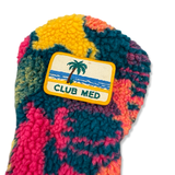 Club Med Vintage Patch Sherpa Fleece Headcover