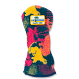 Club Med Vintage Patch Sherpa Fleece Headcover