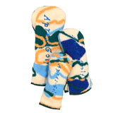 BIG SCRATCH Logo Crayon Clouds Sherpa Fleece Headcover