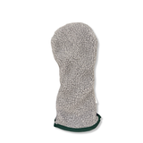 Karl The Fog Grey Sherpa Fleece Headcover w/Green Trim