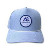 Après-Golf ® Retro Logo Blue Snapback Hat