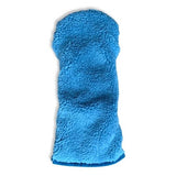 Dusty Blue Sherpa Fleece Headcover w/Navy Trim