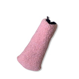 Pink Sherpa Fleece Blade Putter Cover