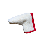 OG Cream Dream Sherpa Fleece Headcover w/Red Trim