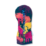 BIG RETRO Logo Fruit Looper Sherpa Fleece Headcover
