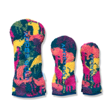 BIG RETRO Logo Fruit Looper Sherpa Fleece Headcover