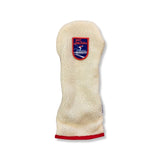 Ski Lake Tahoe Vintage Patch Sherpa Fleece Headcover