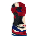 Red White & Blue Camouflage Sherpa Fleece Headcover