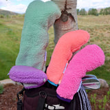 @HallyLead x Après-Golf Blue Raspberry Sherpa Fleece Headcover