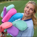 @HallyLead x Après-Golf Blue Raspberry Sherpa Fleece Headcover