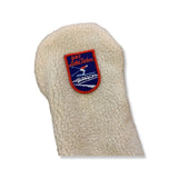 Ski Lake Tahoe Vintage Patch Sherpa Fleece Headcover