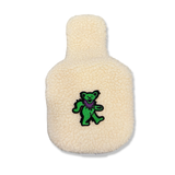 Green Bear Patch Sherpa Fleece Headcover