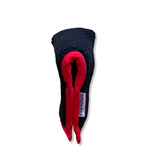 True Navy Sherpa Fleece Headcover w/Red Trim