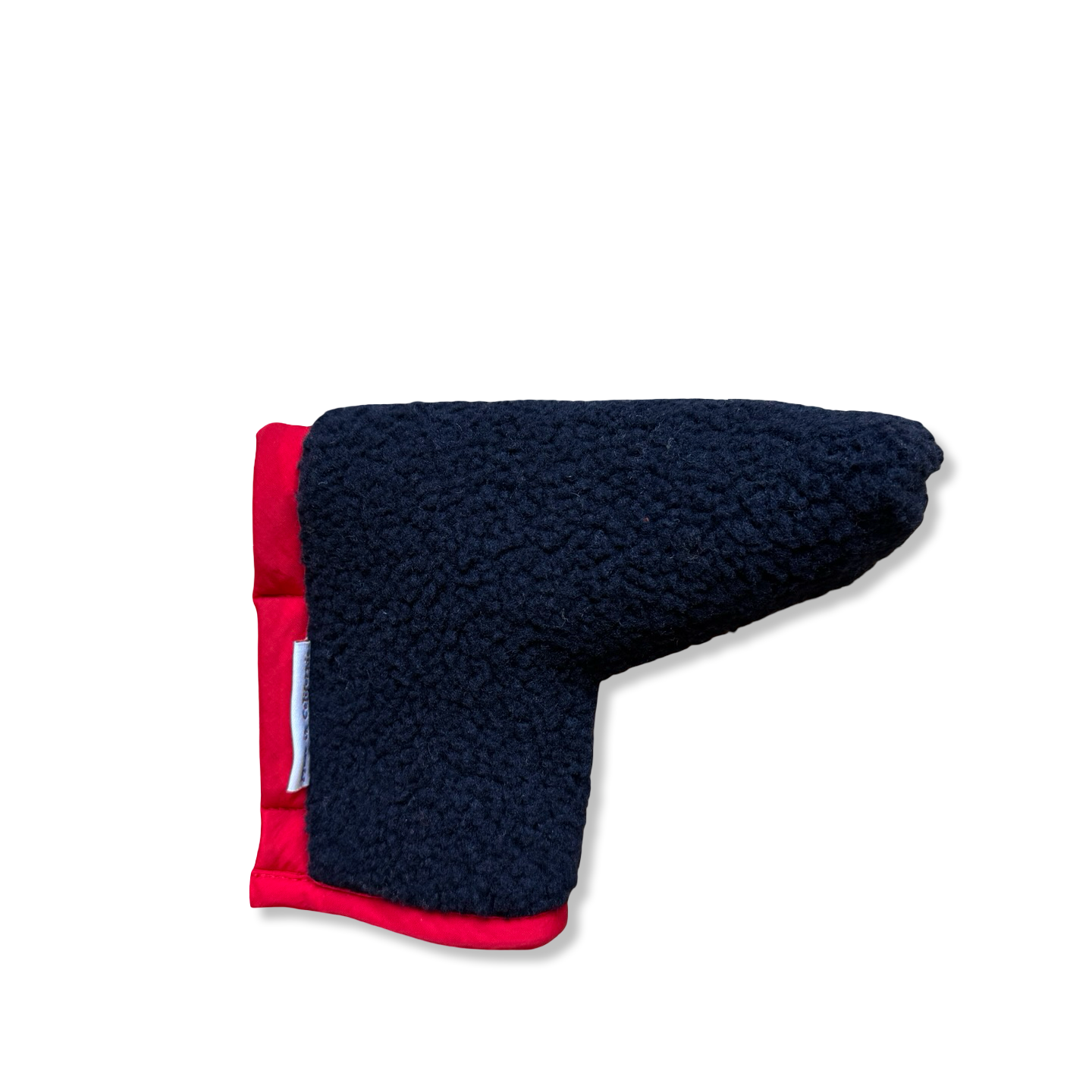 True Navy Sherpa Fleece Headcover w/Red Trim