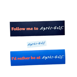 Après-Golf® Sticker Pack