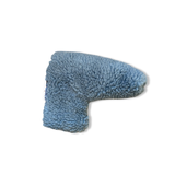 Dusty Blue Sherpa Fleece Blade Putter Cover