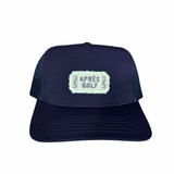 Après-Golf ® x Tremont Ticket Patch Trucker Hat (Navy)
