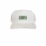 Après-Golf ® x Tremont Ticket Patch Trucker Hat (White)