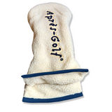 The OG Cream Chenille Patch Sherpa Fleece Headcover