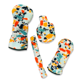 Sand Mosaic Sherpa Fleece Headcover