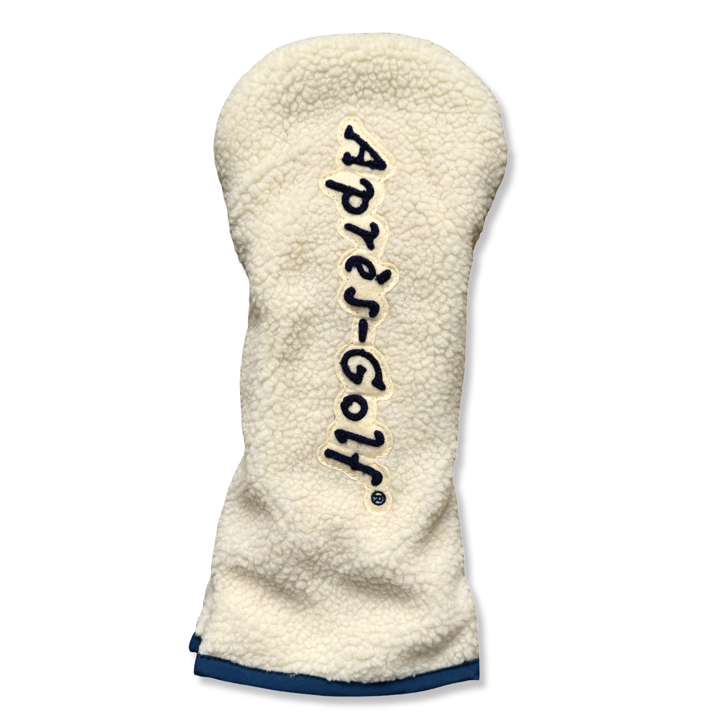 The OG Cream Chenille Patch Sherpa Fleece Headcover