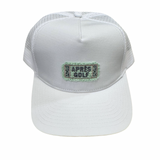 Après-Golf ® x Tremont Ticket Patch Trucker Hat (White)
