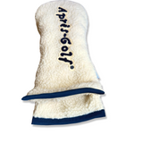 The OG Cream Chenille Patch Sherpa Fleece Headcover
