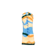 BIG SCRATCH Logo Crayon Clouds Sherpa Fleece Headcover