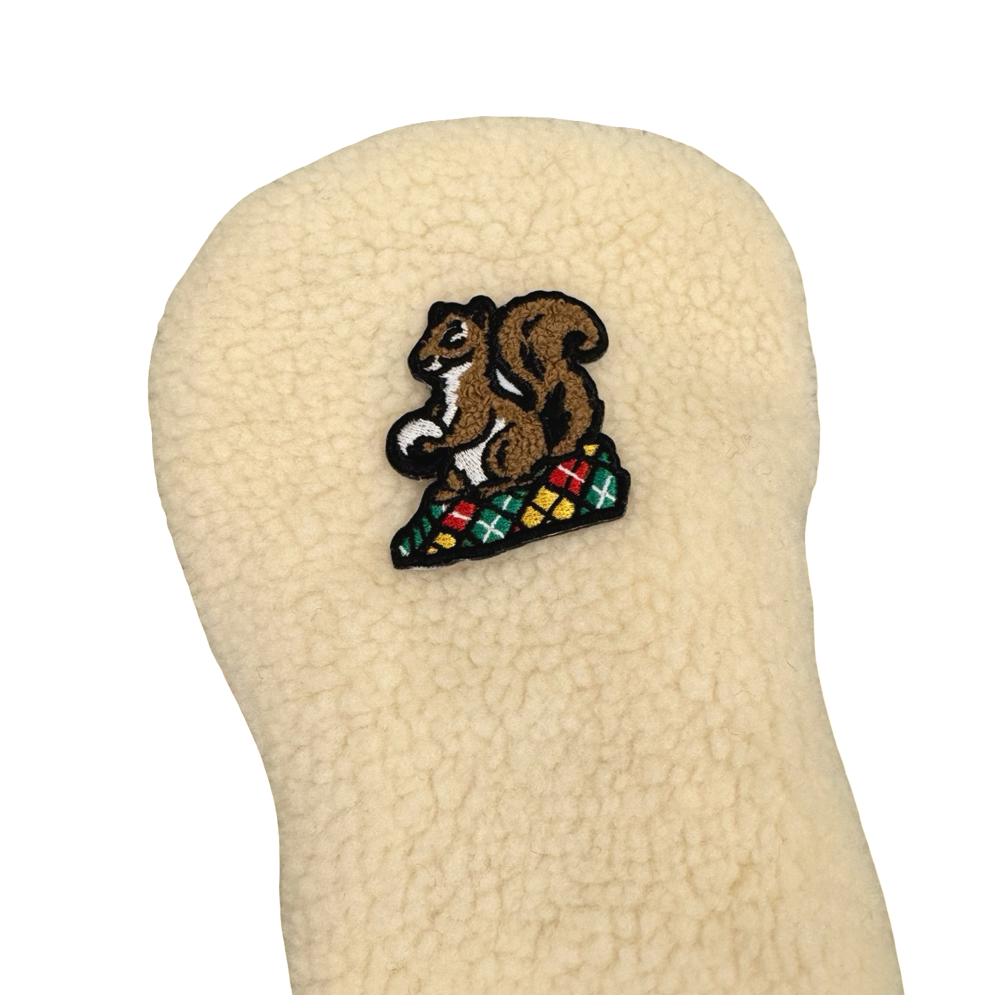 Oakmont CC Squirrel Vintage Patch Sherpa Fleece Headcover