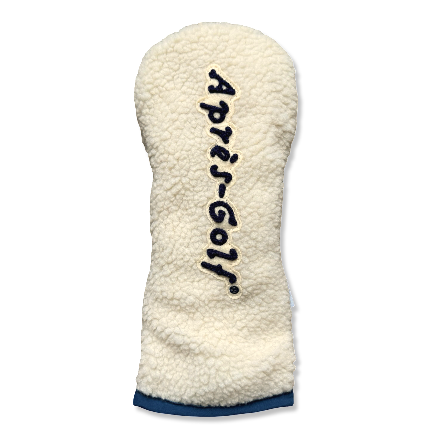 The OG Cream Chenille Patch Sherpa Fleece Headcover
