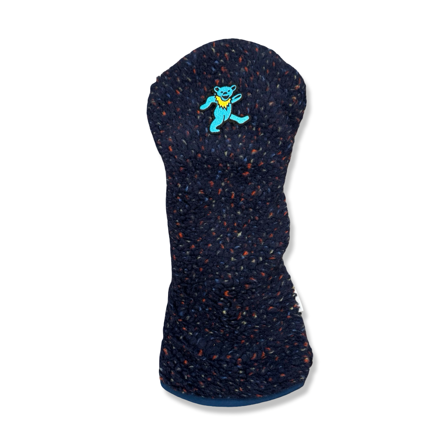 Blue Bear Patch Sherpa Fleece Headcover