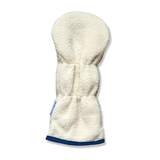 The OG Cream Chenille Patch Sherpa Fleece Headcover
