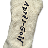 The OG Cream Chenille Patch Sherpa Fleece Headcover