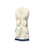 The OG Cream Chenille Patch Sherpa Fleece Headcover