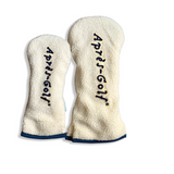The OG Cream Chenille Patch Sherpa Fleece Headcover