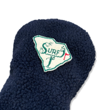 Surf Golf & Beach Club Vintage Patch Sherpa Fleece Headcover