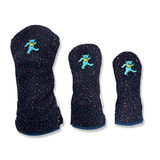 Blue Bear Patch Sherpa Fleece Headcover