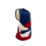 Red White & Blue Camo Sherpa Fleece Blade Putter Cover