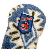 Jay Peak Vintage Patch Sherpa Fleece Headcover