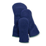 True Navy Sherpa Fleece Headcover w/Green Trim