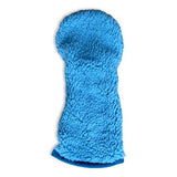 Dusty Blue Sherpa Fleece Headcover w/Navy Trim